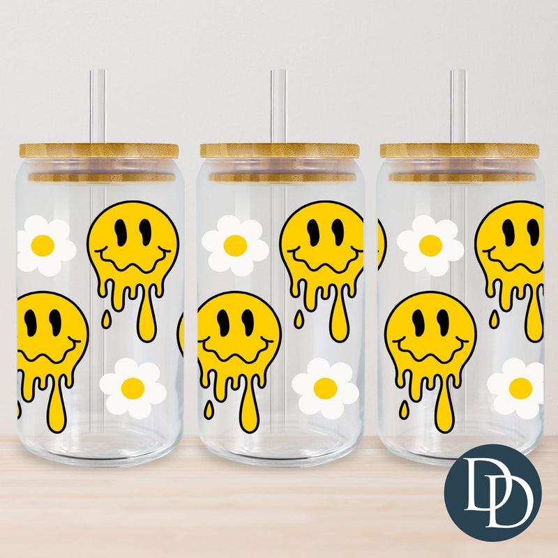 Melting Smile Face Multiples *UV DTF Cup Wrap*