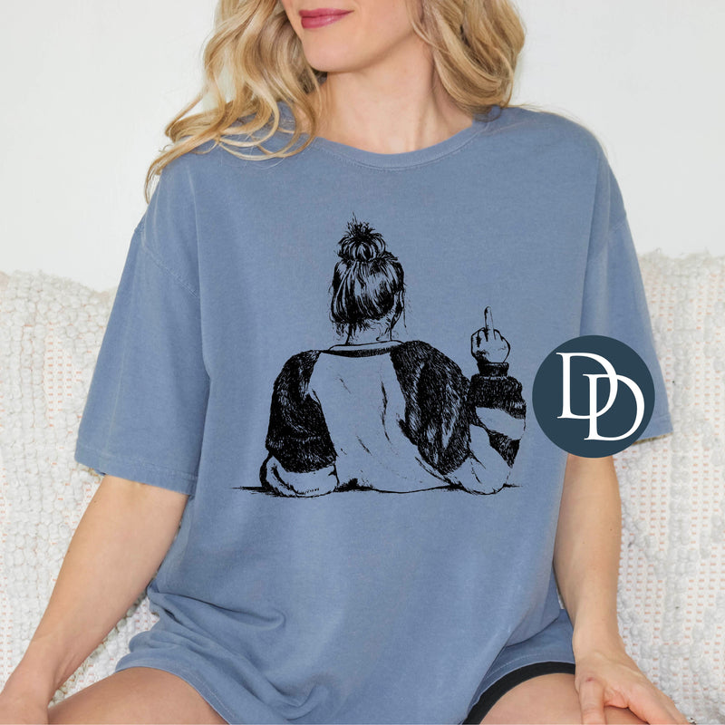 Middle Finger Chick *DTF Transfer*