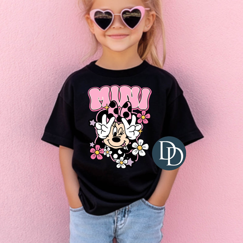 Mini Floral Mini Mouse *DTF Transfer*