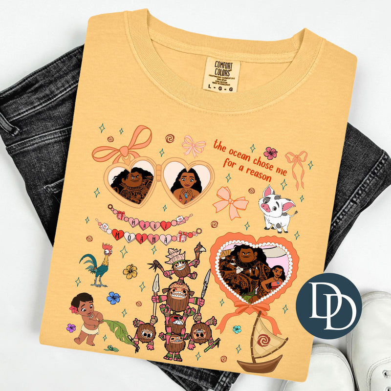 Moana Ocean Chose Me *DTF Transfer*