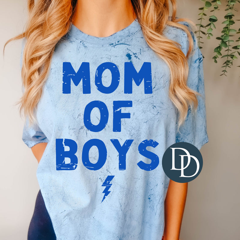 OVERSIZED Mom Of Boys Bolt *DTF Transfer*