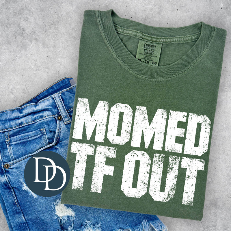 Momed TF Out Grunge (White Ink) *Screen Print Transfer*