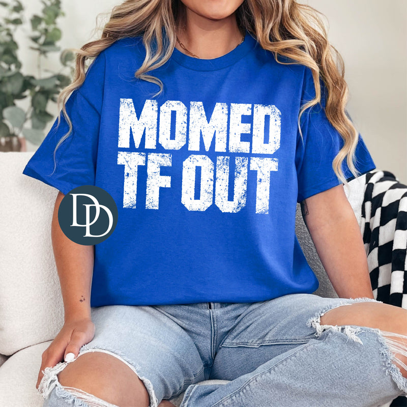 Momed TF Out Grunge (White Ink) *Screen Print Transfer*