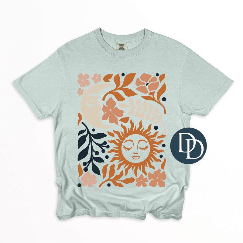 OVERSIZED Moon And Sun Boho *DTF Transfer*