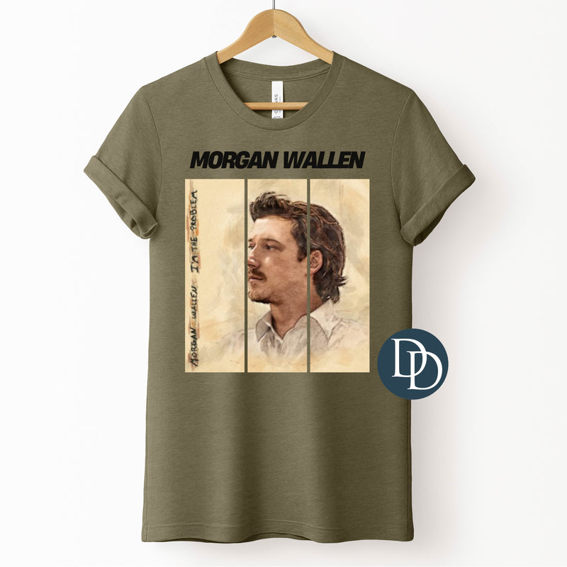 Morgan Hand Drawn Watercolor Album Cover *DTF Transfer*