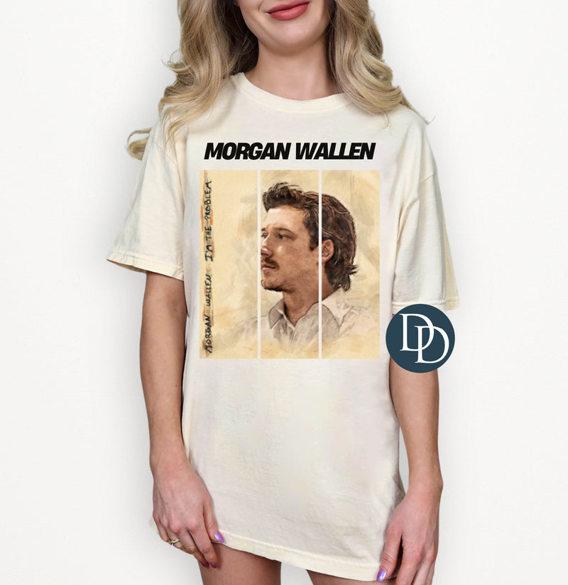 Morgan Hand Drawn Watercolor Album Cover *DTF Transfer*