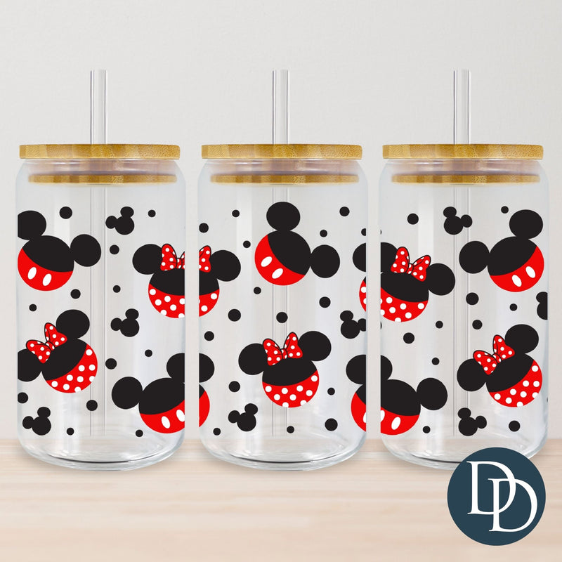 Mouse Head Bubbles *UV DTF Cup Wrap*