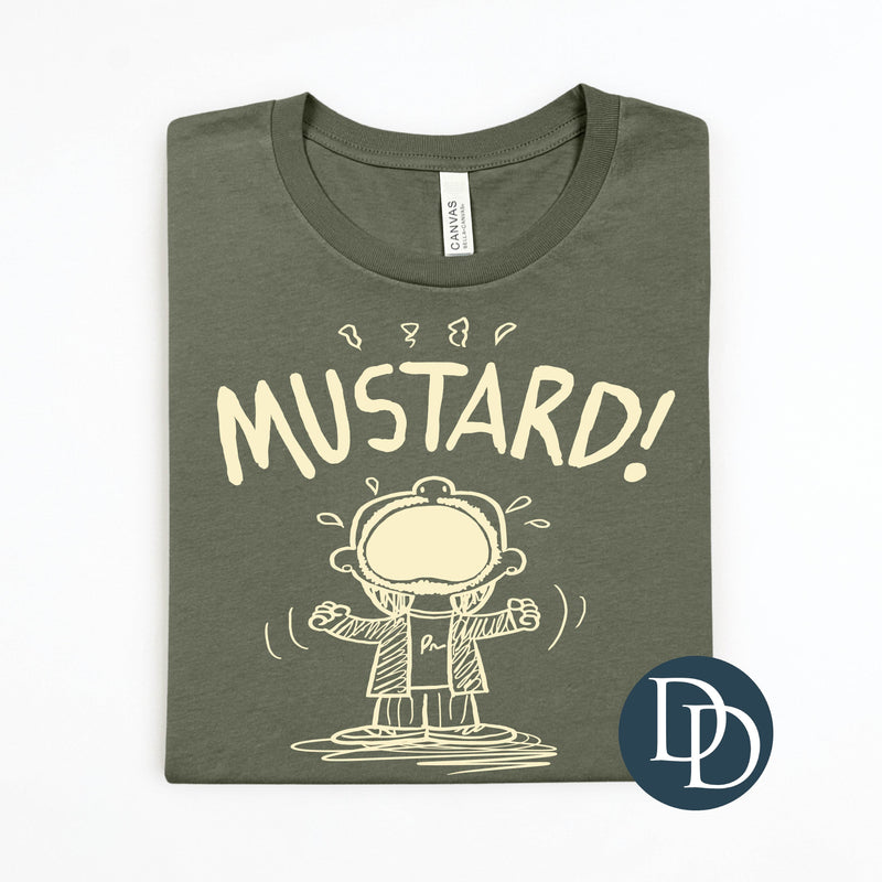 Mustard (Cream Ink) *Screen Print Transfer*