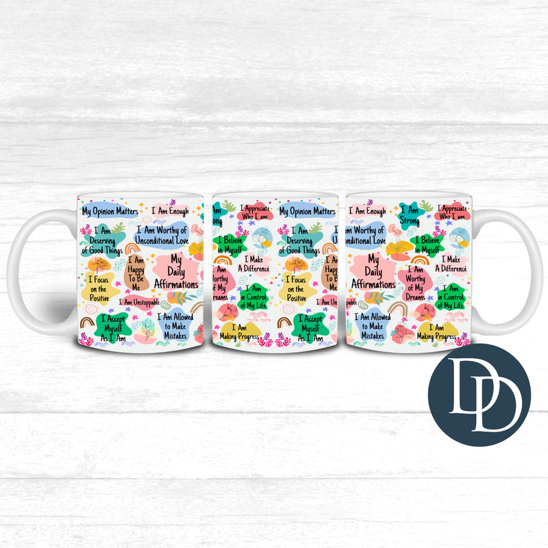 My Daily Affirmations *UV DTF Mug Wrap*