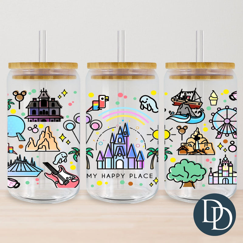 My Happy Place Park *UV DTF Cup Wrap*