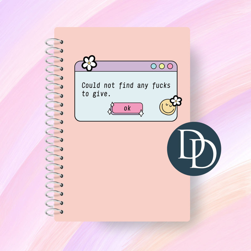 No Fcks To Give Notif *UV DTF Decal*