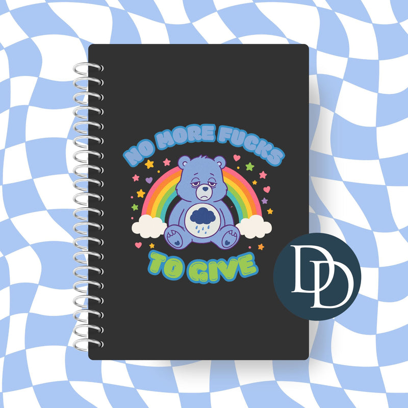 No More Fcks To Give Bear *UV DTF Decal*
