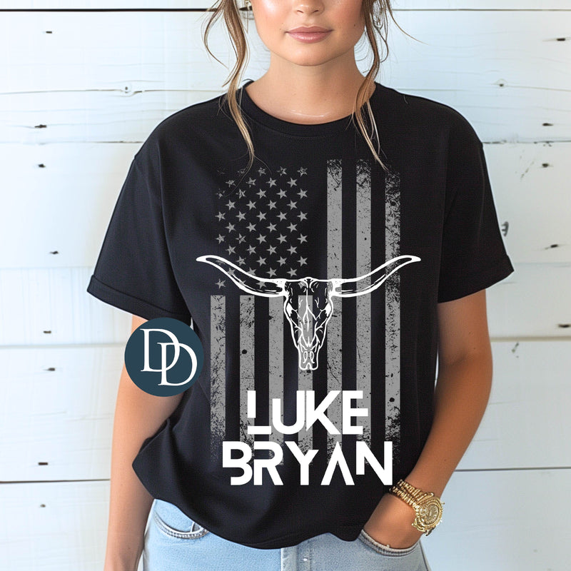 OVERSIZED Luke Distressed Flag *DTF Transfer*