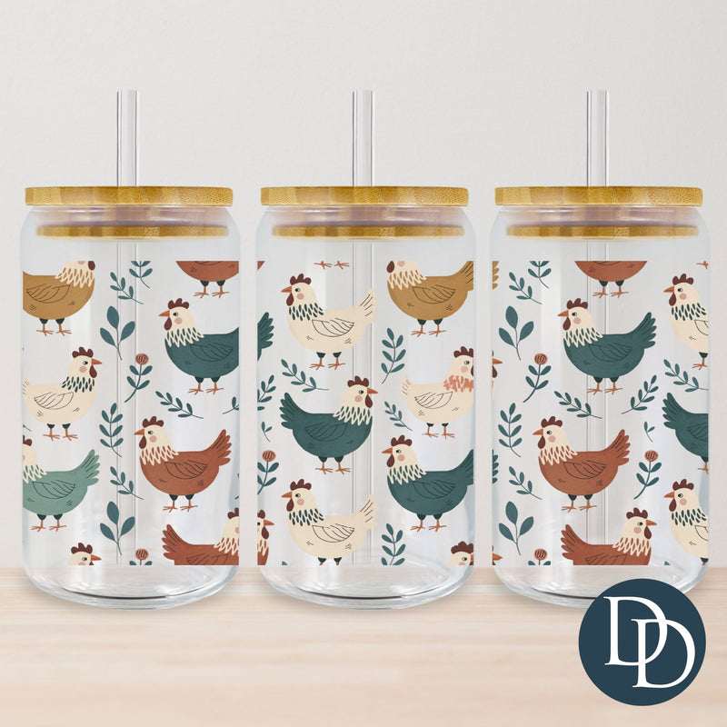 Old Fashioned Chicken Vibes *UV DTF Cup Wrap*
