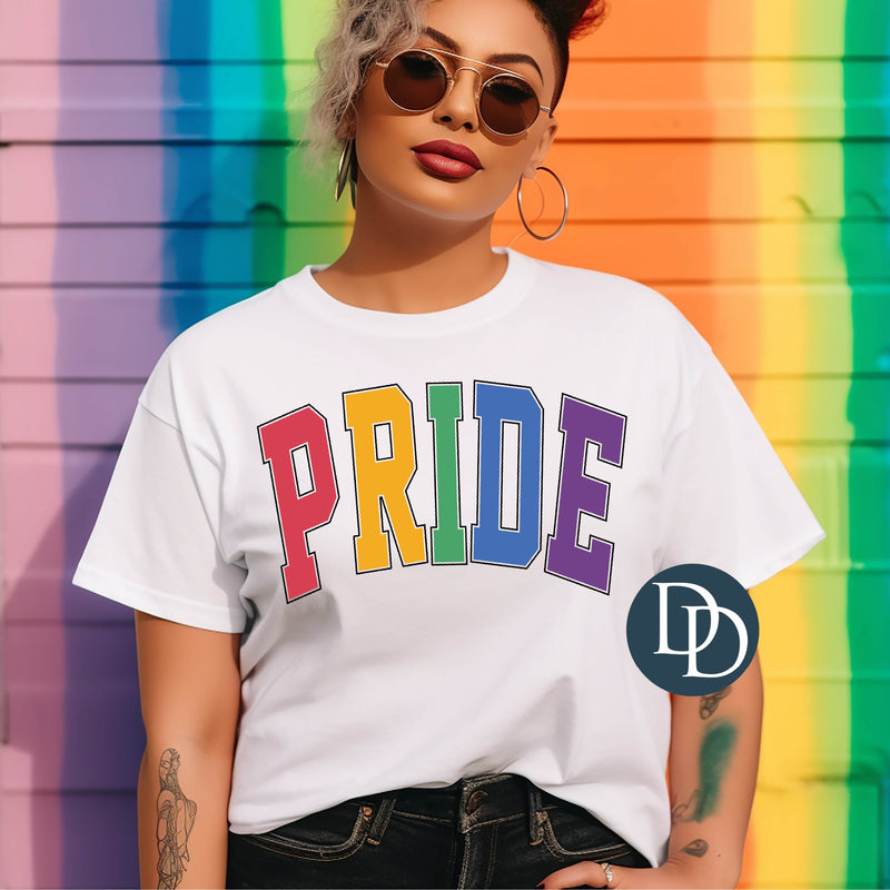 PRIDE Blocked Multi Curve *DTF Transfer*