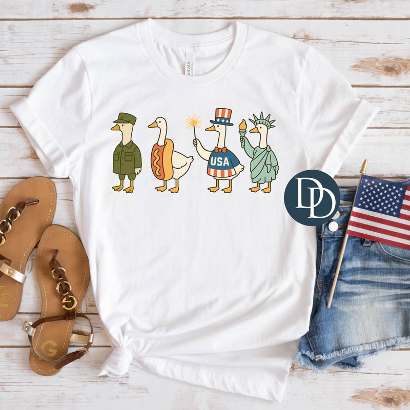 Patriotic Dress Up Goose *DTF Transfer*