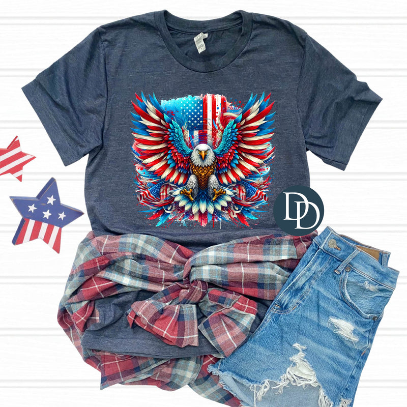 Patriotic Eagle Flag *DTF Transfer*