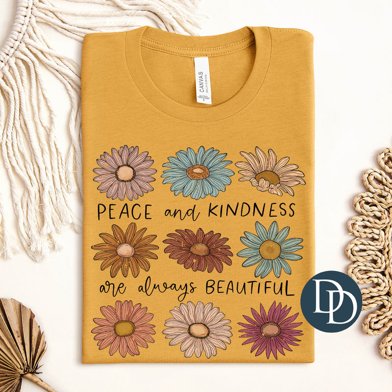 Peace And Kindness Are Always Beautiful *DTF Transfer*