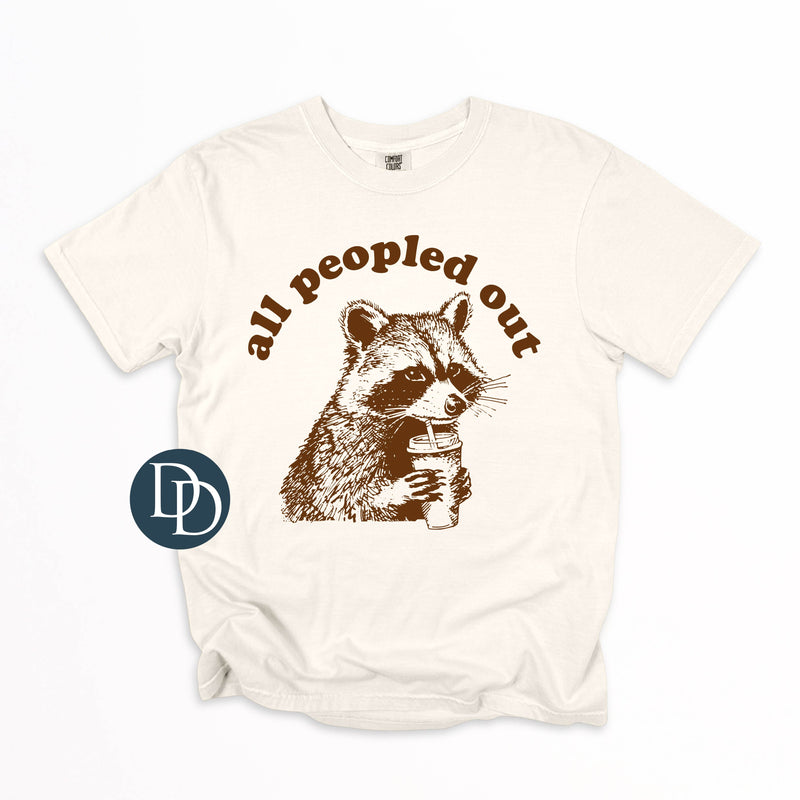 Peopled Out Raccoon Snacks *DTF Transfer*