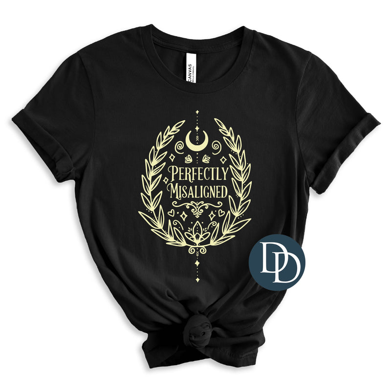 Perfectly Misaligned (Cream Ink) *Screen Print Transfer*