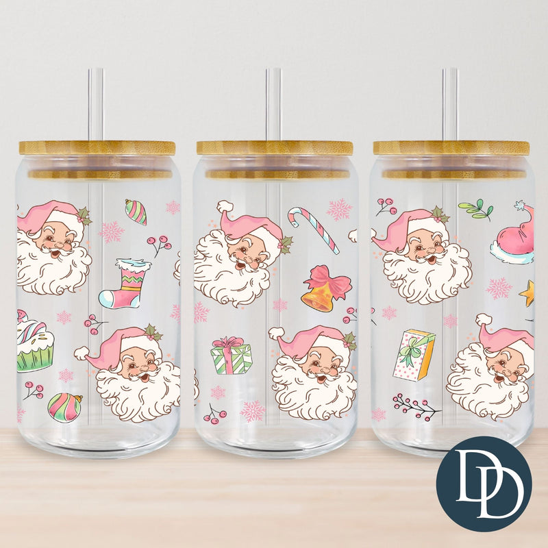 Pink Santa Things *UV DTF Cup Wrap*