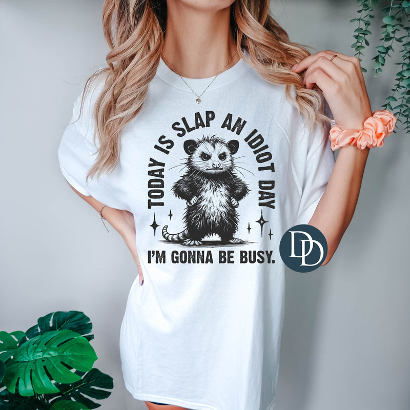 OVERSIZED Possum Slap An Idiot *DTF Transfer*