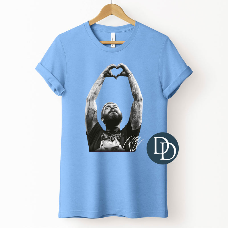 OVERSIZED Post Hand Heart Concert *DTF Transfer*