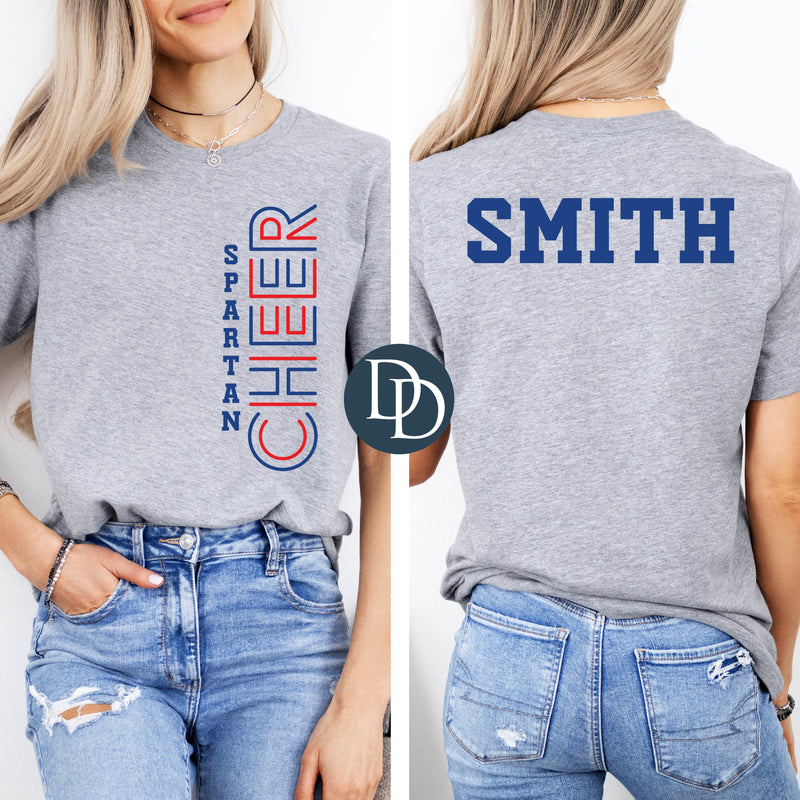 Retro Cheer Team With Name Semi-Custom *DTF Transfer*