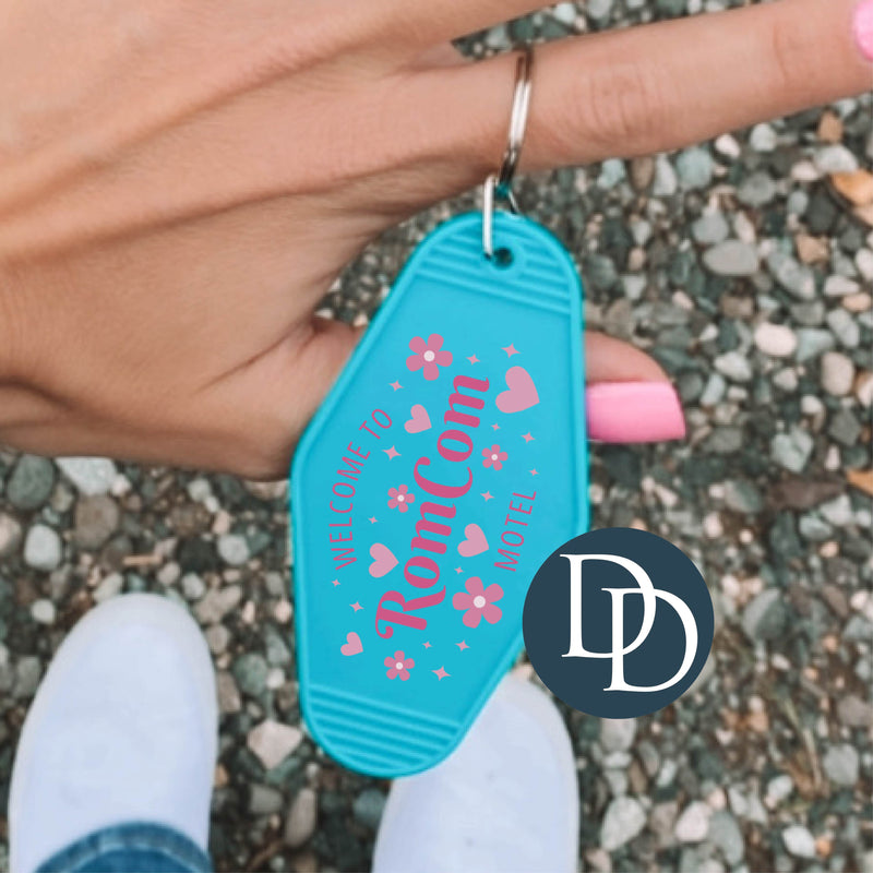 RomCom Motel *Motel Keychain UV DTF Decal*