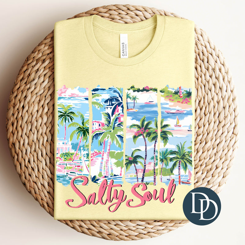 Salty Soul Brush Stroked Trees *DTF Transfer*