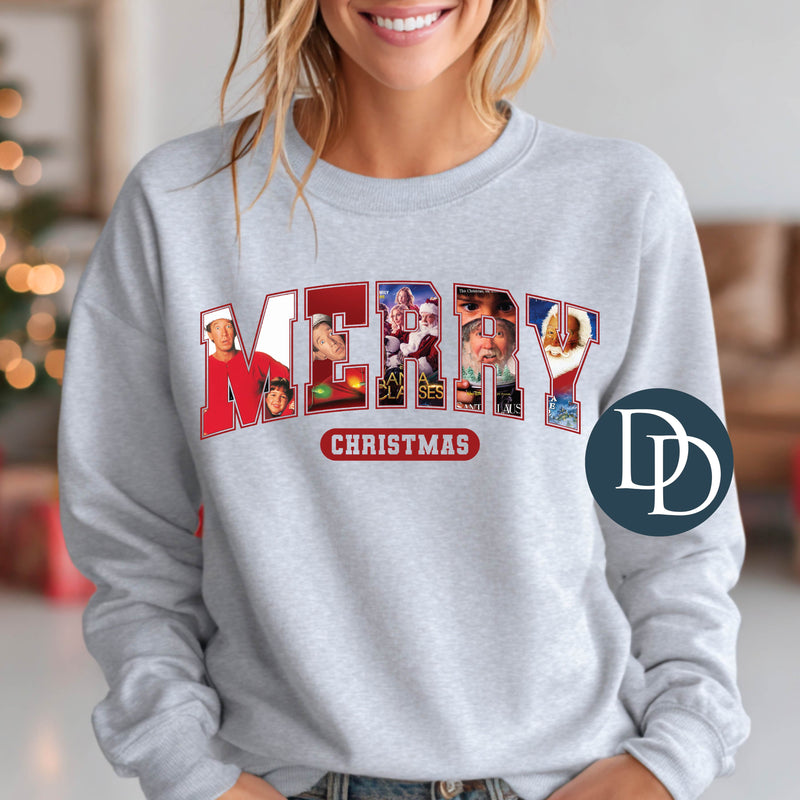 Santa Clause Merry Christmas Varsity *DTF Transfer*