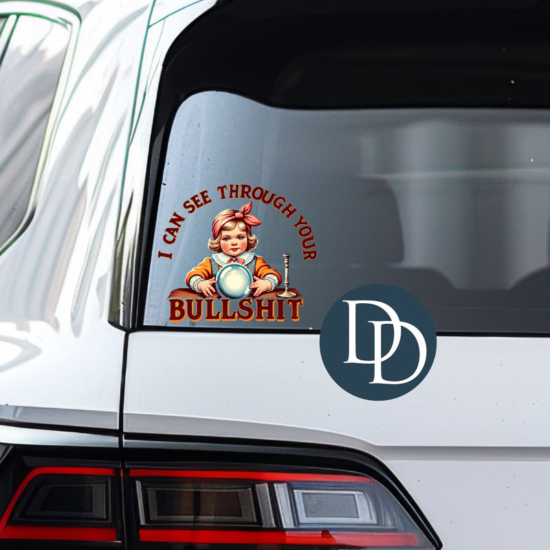 See Through Your Bull Crystal Ball *UV DTF Decal*
