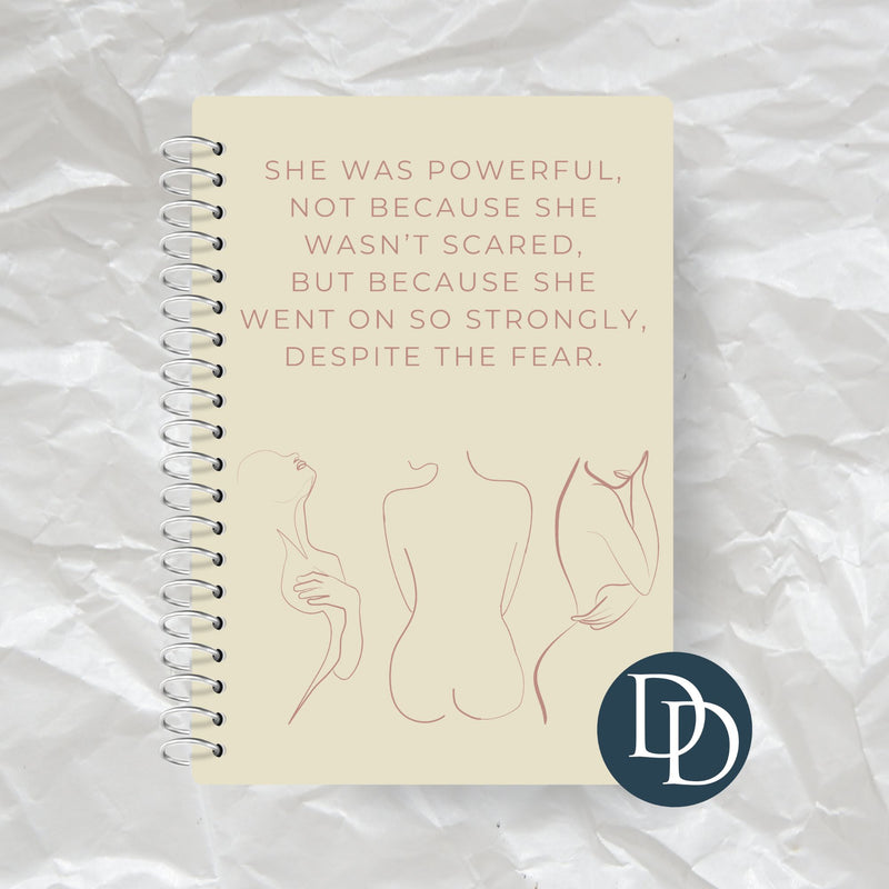 She Was Powerful *Journal UV DTF Decal*