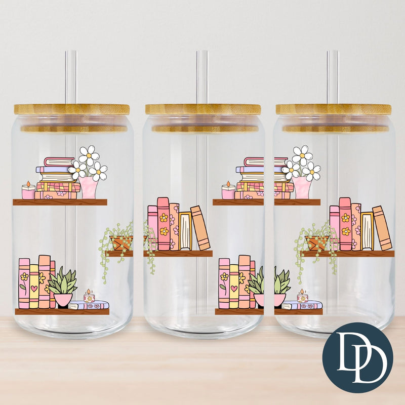 Spring Bookshelf *UV DTF Cup Wrap*