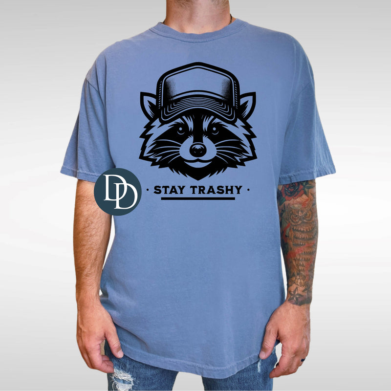Stay Trashy Hat Raccoon *DTF Transfer*