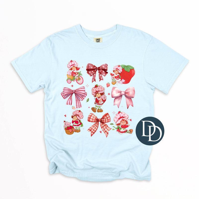 Strawberry Bows Hearts Collage *DTF Transfer*