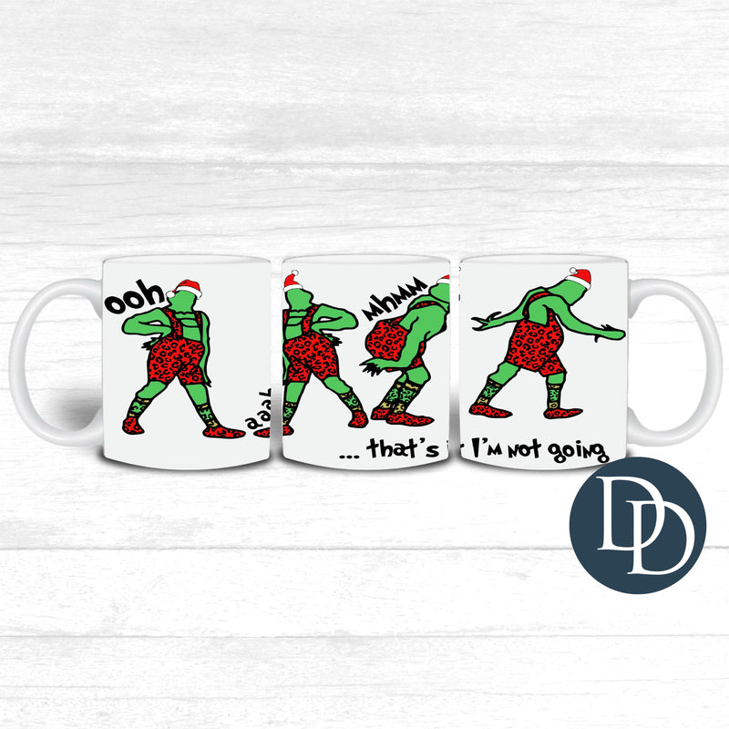 That's It I'm Not Going Red Leopard *UV DTF Mug Wrap*