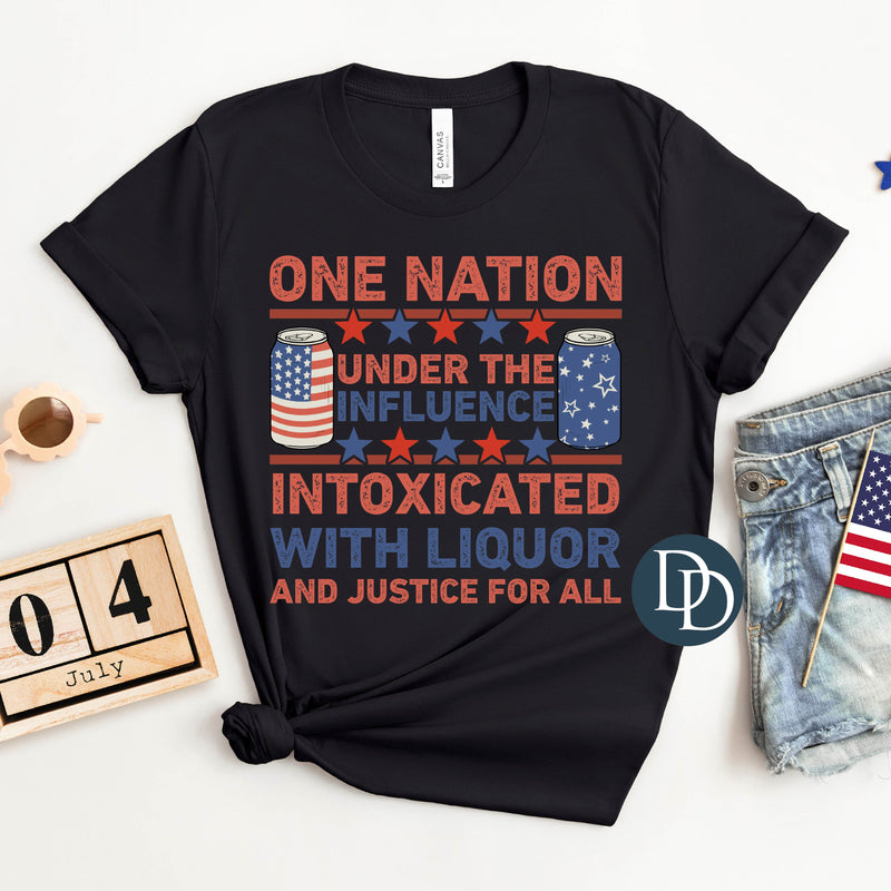 Under the Influence Intoxicated with Liquor *DTF Transfer*