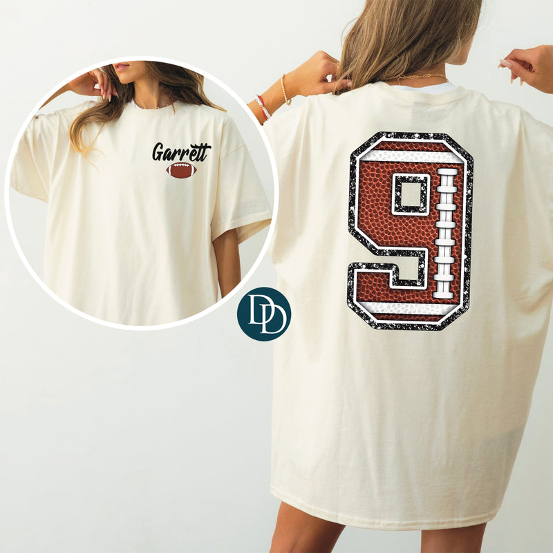 Semi-Custom Football Name & Number Back *DTF Transfer*