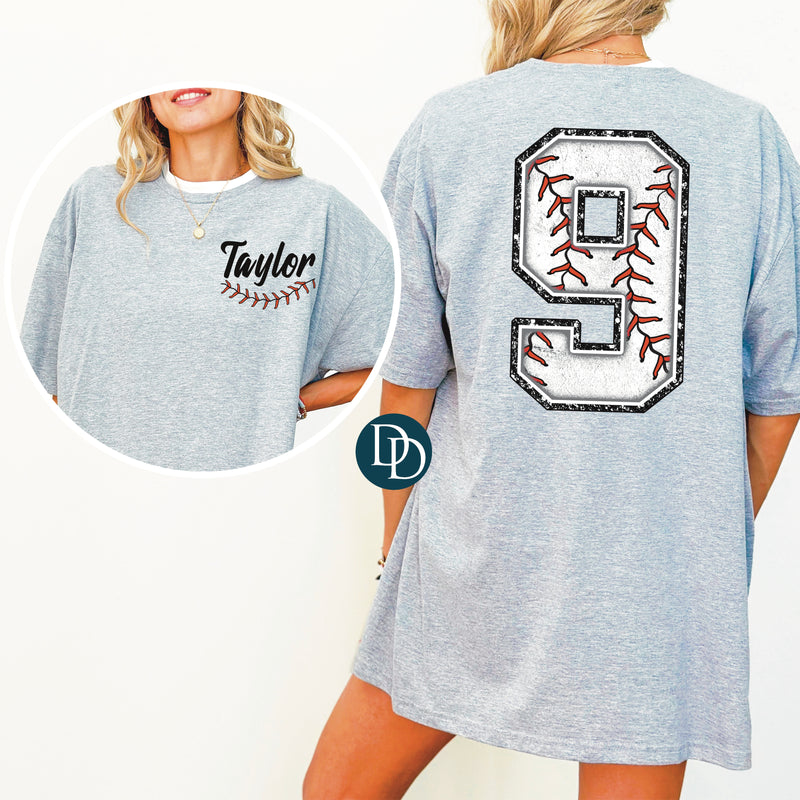 Semi-Custom Baseball Name & Number Back *DTF Transfer*