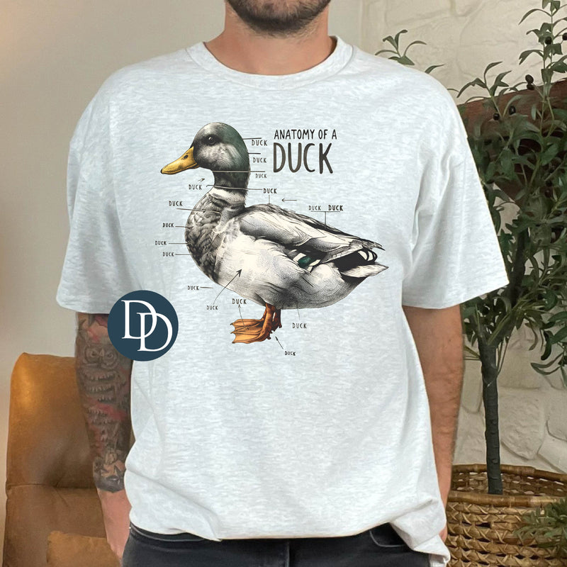 Vintage Anatomy Of A Duck *DTF Transfer*