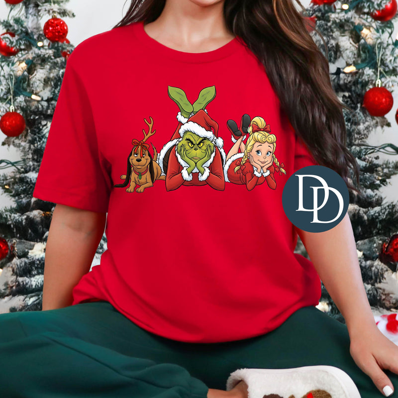 Vintage Grnch Trio *DTF Transfer*