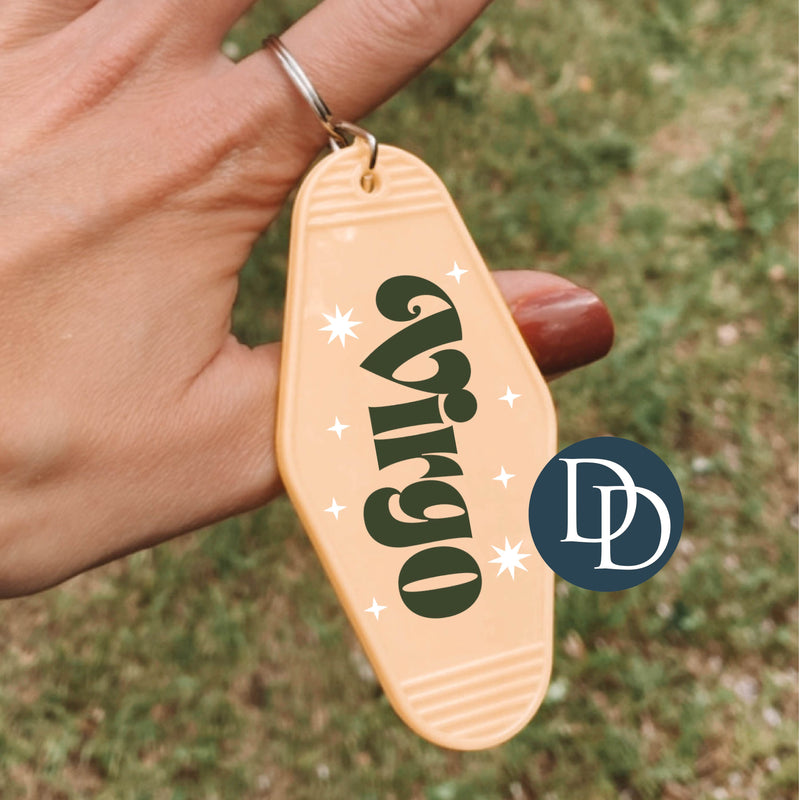 Virgo Stars *Motel Keychain UV DTF Decal*