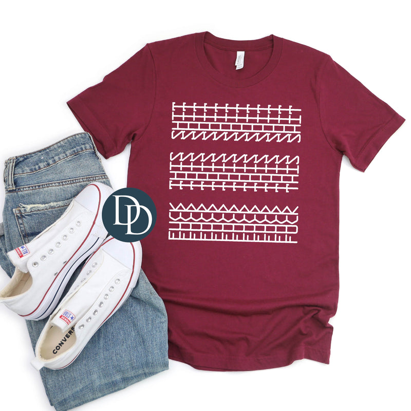 WHITE Fck Ths Sht Read Sideways *DTF Transfer*