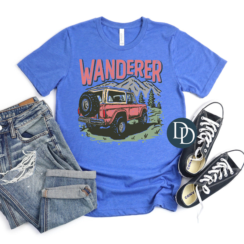 Wanderer Jeep Mountains *DTF Transfer*