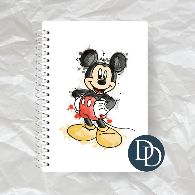 Watercolor Mick Mouse *Journal UV DTF Decal*