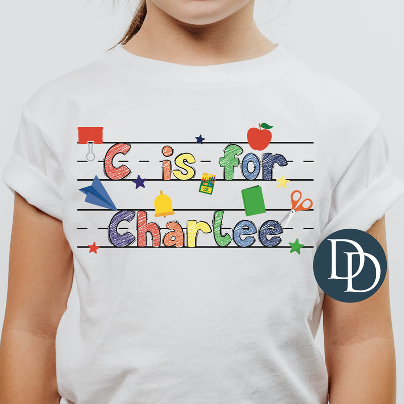 BTS Lined Name *DTF Transfer*