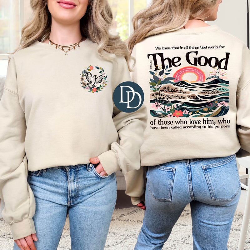 We Know That In All Things With Pocket Accent *DTF Transfer*