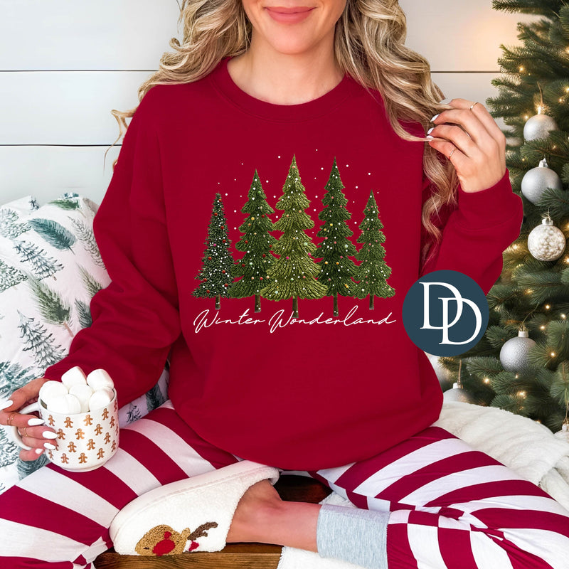 Winter Wonderland Christmas Trees *DTF Transfer*