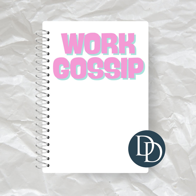 Work Gossip *Journal UV DTF Decal*